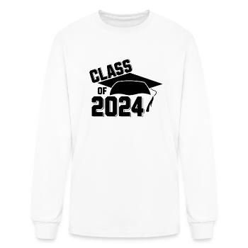 CLASS OF 2024 - Men's Long Sleeve T-Shirt - white - Front