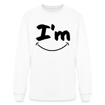 I am - Men's Long Sleeve T-Shirt - white - Front