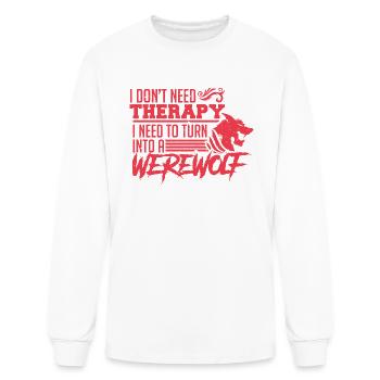 Werewolf Werewolf Wolf Pack Wolves Horror Movie - Men's Long Sleeve T-Shirt - white - Front