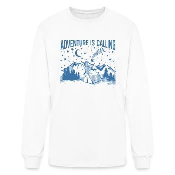 Adventure is calling. - Men's Long Sleeve T-Shirt - white - Front