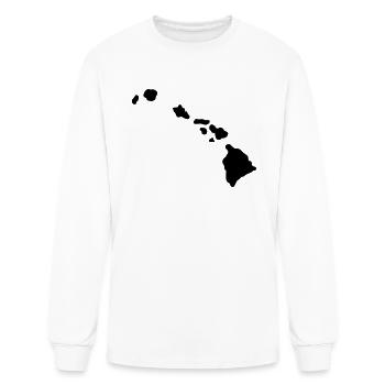 State of Hawaii - Men's Long Sleeve T-Shirt - white - Front