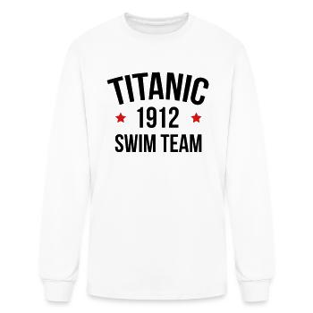 Titanic Swim Team - Men's Long Sleeve T-Shirt - white - Front