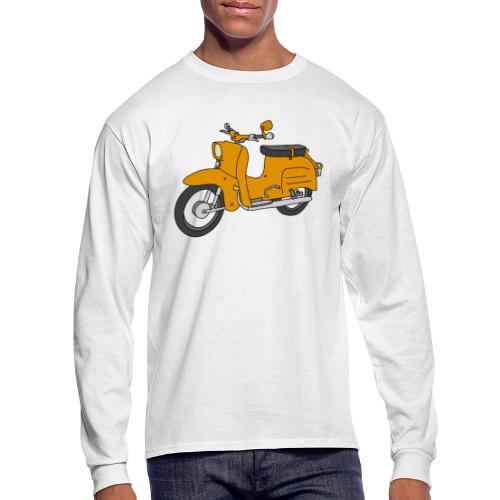 Schwalbe, saharabrown scooter from GDR - Men's Long Sleeve T-Shirt
