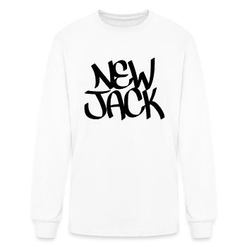 new jack - Men's Long Sleeve T-Shirt - white - Front