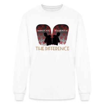 the difference - Men's Long Sleeve T-Shirt - white - Front