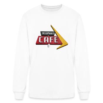 Midpoint Cafe Route 66 Adrian Texas - Men's Long Sleeve T-Shirt - white - Front