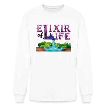 ELIXIR of LIFE - Men's Long Sleeve T-Shirt - white - Front