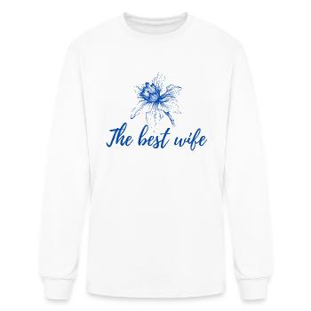 The Best Wife - Men's Long Sleeve T-Shirt - white - Front