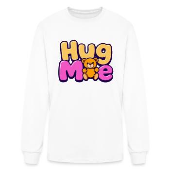 Hug Me - Men's Long Sleeve T-Shirt - white - Front