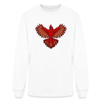 Beadwork Cardinal - Men's Long Sleeve T-Shirt - white - Front