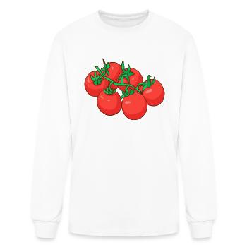 Tomatoes - Men's Long Sleeve T-Shirt - white - Front