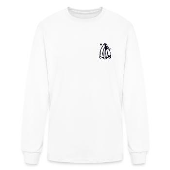 Arrowhead Logo Emblem Flint Artifact Arrowhead - Men's Long Sleeve T-Shirt - white - Front