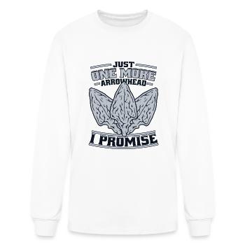 Just One More Arrowhead Rocks Flint Arrowhead - Men's Long Sleeve T-Shirt - white - Front