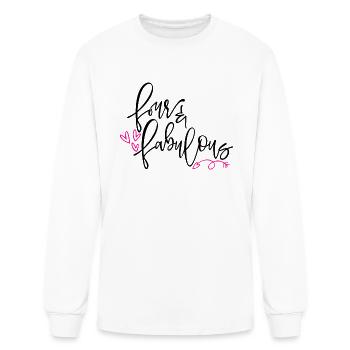 Four And Fabulous - Men's Long Sleeve T-Shirt - white - Front