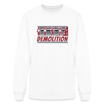 Demolition Home Improvement Home Wrecker House - Men's Long Sleeve T-Shirt - white - Front