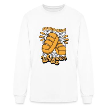 Sourdough Whisperer Bread Dough Bread Maker Bread - Men's Long Sleeve T-Shirt - white - Front