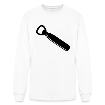 Bottle opener - Men's Long Sleeve T-Shirt - white - Front