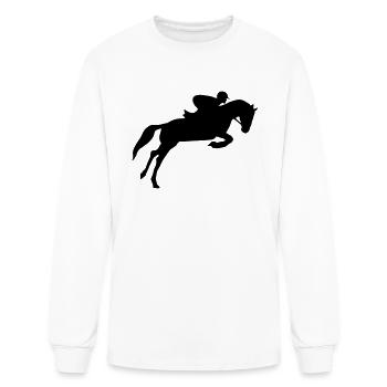 Riding, equestrian, horse - Men's Long Sleeve T-Shirt - white - Front