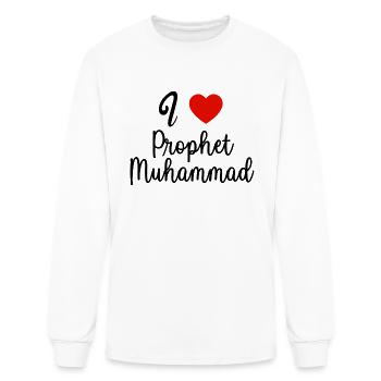I Love Prophet Muhammad - Men's Long Sleeve T-Shirt - white - Front
