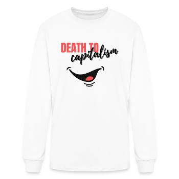 Death To Capitalism Socialist Anti Capitalist - Men's Long Sleeve T-Shirt - white - Front