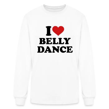 Belly dance - Men's Long Sleeve T-Shirt - white - Front