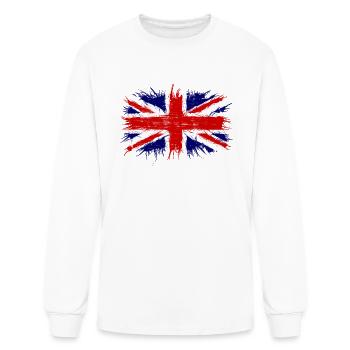 Great Britain flag, England flag, great britain - Men's Long Sleeve T-Shirt - white - Front