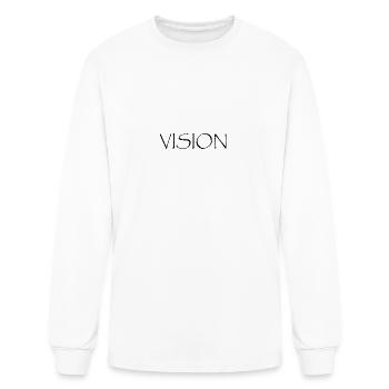 VISION - Men's Long Sleeve T-Shirt - white - Front