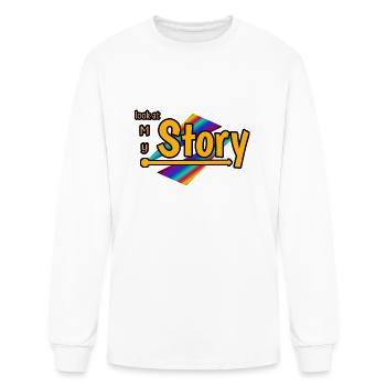 Word story - Men's Long Sleeve T-Shirt - white - Front