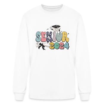 Senior 2024 - Men's Long Sleeve T-Shirt - white - Front