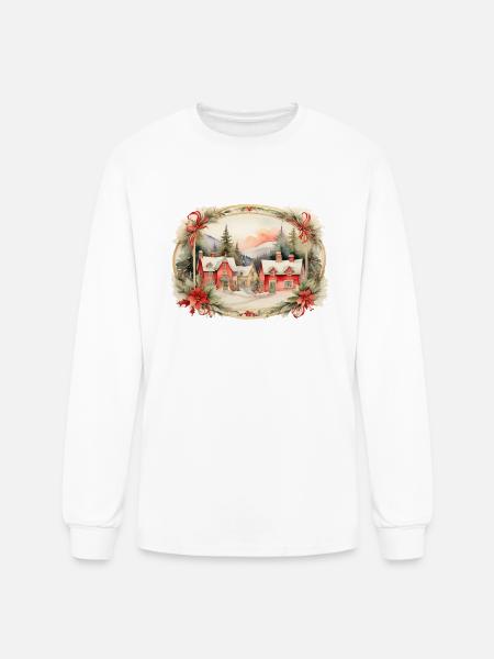 winter - Men's Long Sleeve T-Shirt - white