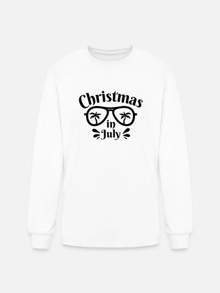 Christmas in July - Men's Long Sleeve T-Shirt - white