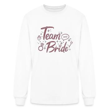 Team Bride - Men's Long Sleeve T-Shirt - white - Front