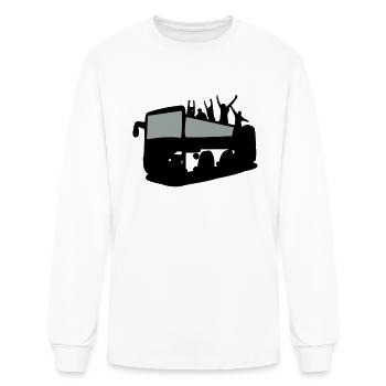 Tour Bus & Tourist - Men's Long Sleeve T-Shirt - white - Front