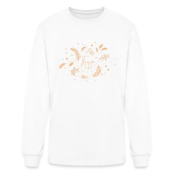 Floral Hygge ornament - Men's Long Sleeve T-Shirt - white - Front