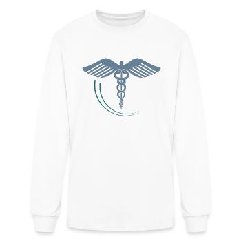 Symbol of Medicine - Men's Long Sleeve T-Shirt - white - Front