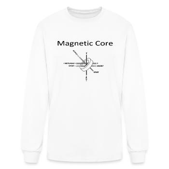 Magnetic Core Memory Cell - Men's Long Sleeve T-Shirt - white - Front