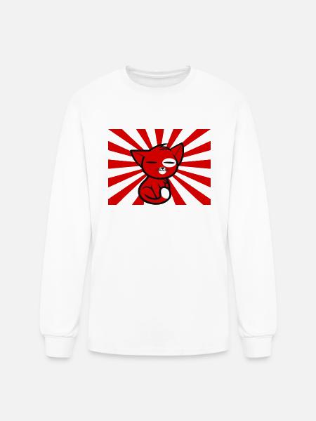 Catt japan - Men's Long Sleeve T-Shirt - white