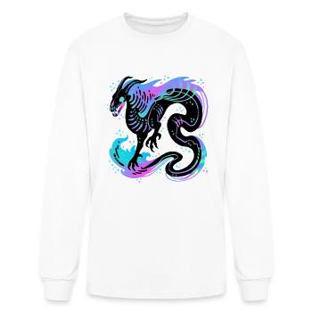 Cyberpunk Dragon - Men's Long Sleeve T-Shirt - white - Front