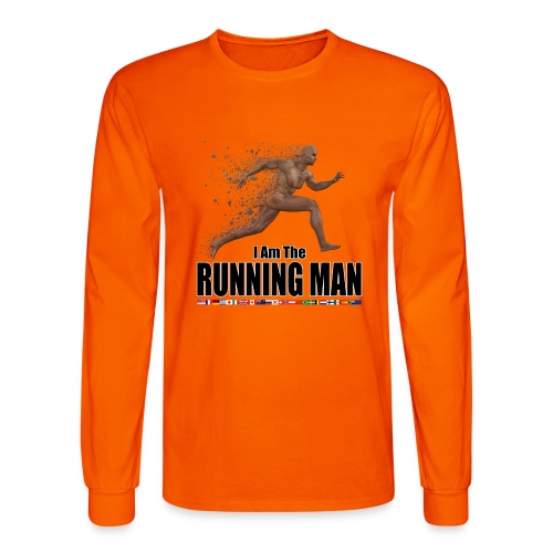 I am the Running Man - Cool Sportswear - Men's Long Sleeve T-Shirt