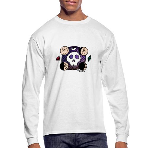 Moon Skull from Outer Space - Men's Long Sleeve T-Shirt