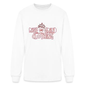 RISE & GRIND CLOTHING BY CONSEQUENCE FLAVAZ SBP - Men's Long Sleeve T-Shirt - white - Front