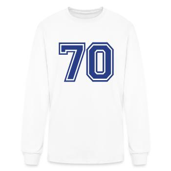 70 - Men's Long Sleeve T-Shirt - white - Front