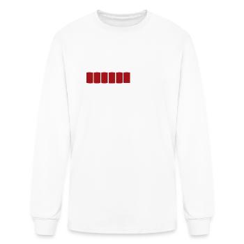Deleting Dirty Mind...please wait - Men's Long Sleeve T-Shirt - white - Front