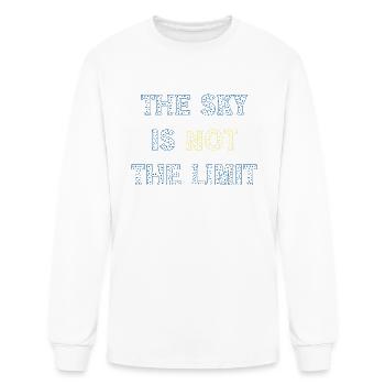 The Sky Is Not The Limit - Men's Long Sleeve T-Shirt - white - Front