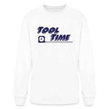 tool time - Men's Long Sleeve T-Shirt - white - Front