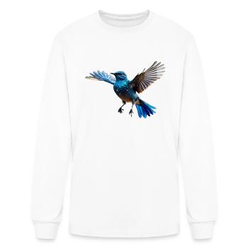 Beautiful bird - Men's Long Sleeve T-Shirt - white - Front