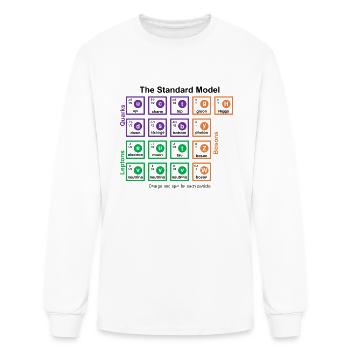 The Standard Model - Men's Long Sleeve T-Shirt - white - Front
