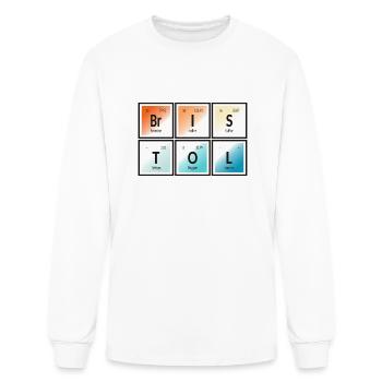 Elements of Bristol - Men's Long Sleeve T-Shirt - white - Front