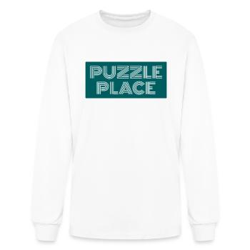 Puzzle Place - Men's Long Sleeve T-Shirt - white - Front