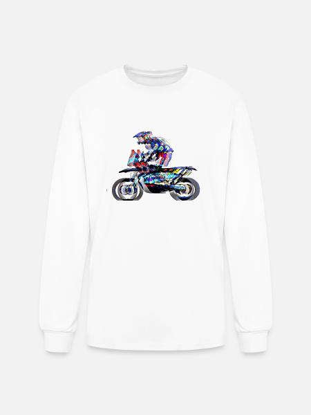 Echo rider rally - Men's Long Sleeve T-Shirt - white